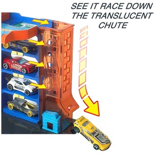 Hot Wheels City Downtown Car Park Playset - Multicolour by Hot Wheels