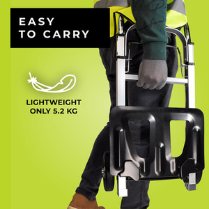 Folding Hand Truck Max Load 90Kg - Silver by WMR