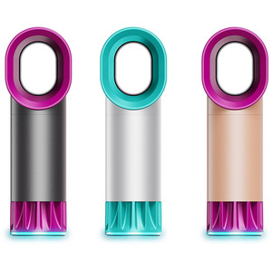 Rechargeable Handheld Bladeless Fan - Grey