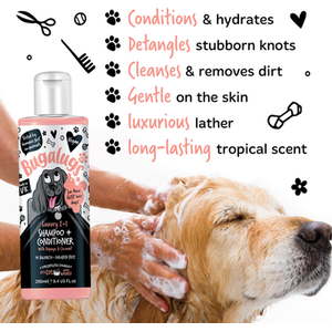 Bugalugs Luxury 2 in 1 Dog Shampoo 250ml - Pink by Bugalugs