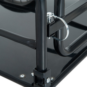 HOMCOM Folding Bicycle Cargo Trailer - Black by HOMCOM