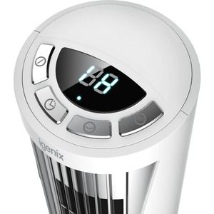 12 Inch Digital Mini Tower Fan White - White by Igenix