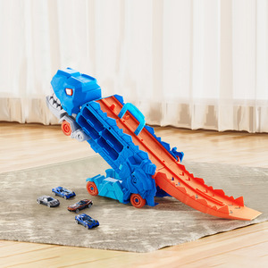 Blue Dinosaur Toy Truck Set - Blue+Orange / 0.9kg by komore