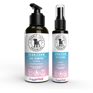 Bubbly Tails Bubblegum Whitening Shampoo Deodorising Cologne Spray for Dogs - White by HugglePets