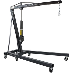 Switzer 2 Tonne Folding Engine Crane Stand Hoist Lift - Grey by SwitZer