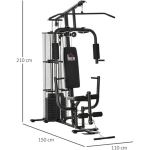 HOMCOM Multifunction Home Gym Weight Training Station by HOMCOM