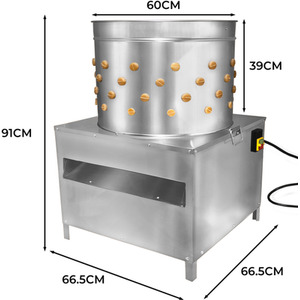 Poultry Plucker Machine - Silver / 60cm by KuKoo