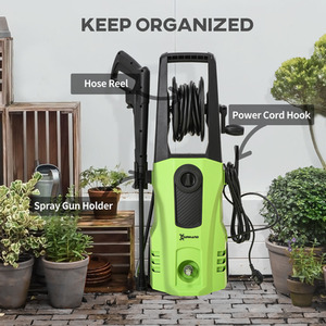 DURHAND High-Performance Portable Power Washer Jet Wash Cleaner - Green / 2x spray attachments by DURHAND