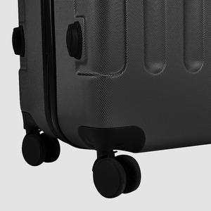 28'' Lightweight Hardshell Suitcase with 4 Wheels - Black by Livingandhome