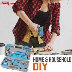 35 Piece 3.6V Cordless Power Screwdriver and Hand Tool Kit Set by Hi-Spec