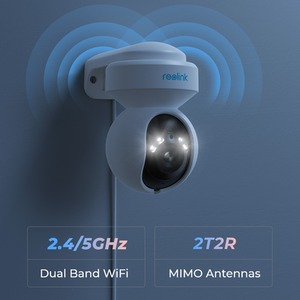 Reolink 2K Plus Auto PTZ WiFi 3x Zoom AI Camera and 64GB - White by Reolink