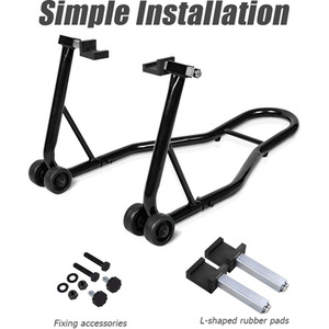 Motorcycle Paddock Stand - Black by Costway