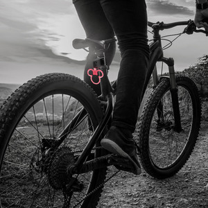 Glow N GO Brilliant LED Bike Light - White / Mickey Mouse by Disney