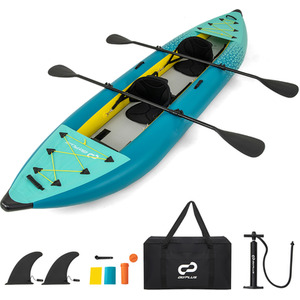 Inflatable Kayak Set by Costway