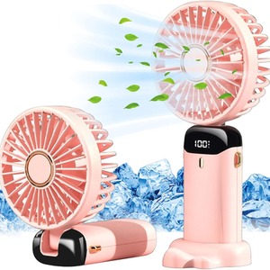 Rechargeable USB-C Handheld Portable Fan - Pink by Dyzi