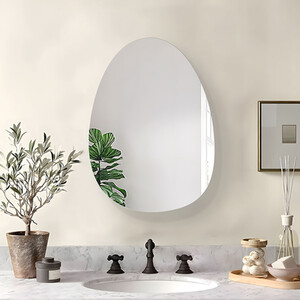 Denver Bathroom Mirror Cabinet - Silver