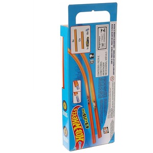 Mattel Hot Wheels Track Builder Straight Track with Car - Multi-Coloured by Hot Wheels