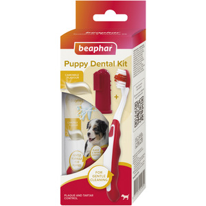 Beaphar Liver Flavoured Puppy Dental Kit by Beaphar