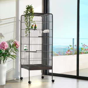 Bird Cage 146 cm High - Anthracite by tectake