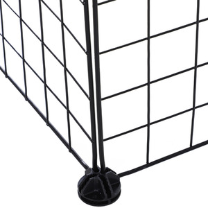 Metal Wire Pet Playpen - Black by PawHut