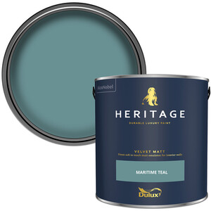 Dulux Velvet Matt Emulsion Paint - Maritime Teal by Dulux Heritage