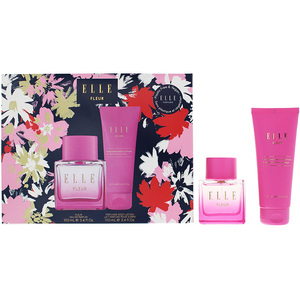 Elle Fleur Eau De Parfum 100ml Gift Set For Her - Pink by Elle