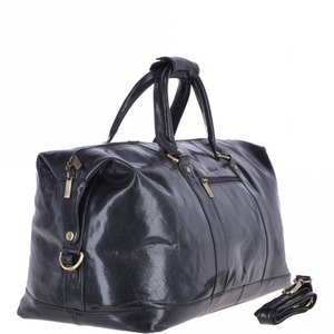 Large Travel Holdall 2070 - Black by Ashwood Leather