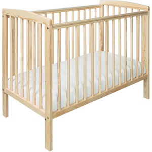 Sydney Compact Cot Natural with Kinder Flow Mattress - Natural by Kinder Valley