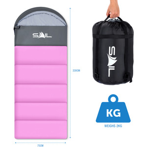 One' 400gsm Sleeping Bag - Pink by SAIL