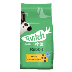 Wagg Twitch Rabbit Feed - 2kg by Wagg