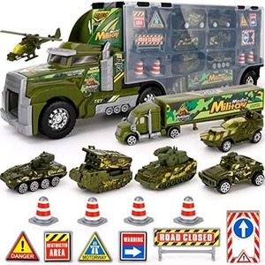 Large Lorry Car Case Carrier Collection Set - Camo by Big-Daddy