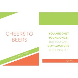 Talk 30 To Me - Fun Age Quote Pocket Book - Green by Bee Three Books