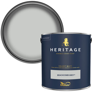 Dulux Velvet Matt Emulsion Paint - Beachcomb Grey by Dulux Heritage