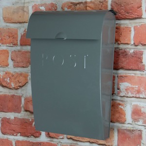Wall Mounted Post Box - Grey by Maison & White