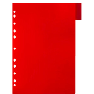 Pack of Five Plastic Tab Dividers