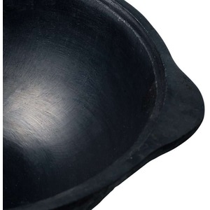Uzbek Kazan Cast Iron Pot 3.6L Premium Cooking Essential - Black by KAMADO BONO
