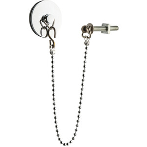 Brass Basin Plug with Ball Chain and Stay