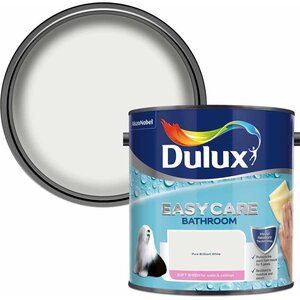 Dulux Easycare Bathroom Soft Sheen Paint - Pure Brilliant White by Dulux