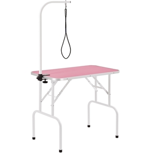 Pet Foldable Grooming Table with Loop Noose by Yaheetech