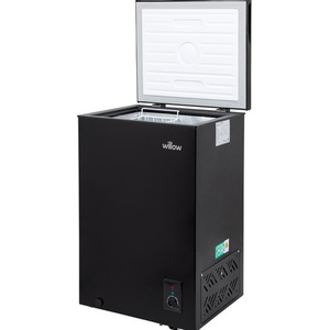 Willow Freestanding 99L Chest Freezer - black by Willow