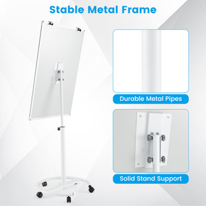 Mobile Magnetic Whiteboard by Costway