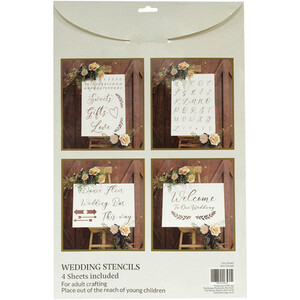 True Moments Wedding Stencils by True Moments
