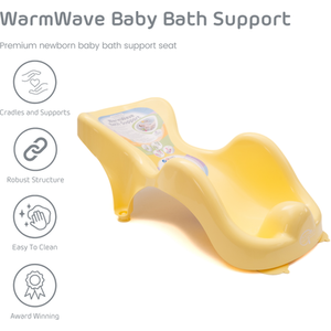 WarmWave Baby Bath Support suitable from birth - Lemon by BabyDam