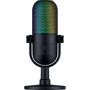 Razer Seiren V3 Chroma Black RGB Streaming Microphone - Black by Razer