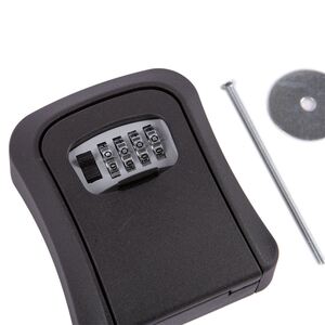 Wall-Mounted Combination Key Safe - Black by Pro User