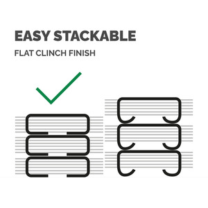 Fellowes Half Strip Stapler 40 Sheet Capacity - White by Fellowes