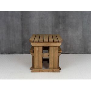 Wooden Picnic Table and Bench Set by Arbor Garden Solutions