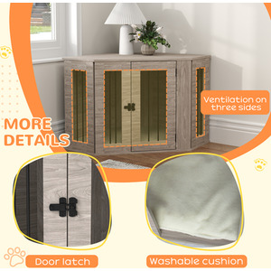 PawHut 2 in 1 Conner Dog Crate Furniture with Cushion by PawHut