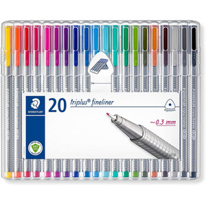 STAEDTLER 334 Triplus Fineliner Pen - 0.3mm by STAEDTLER