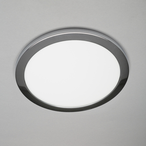 Darly LED 24 Watt Flush Ceiling or Wall Light - Chrome by Litecraft